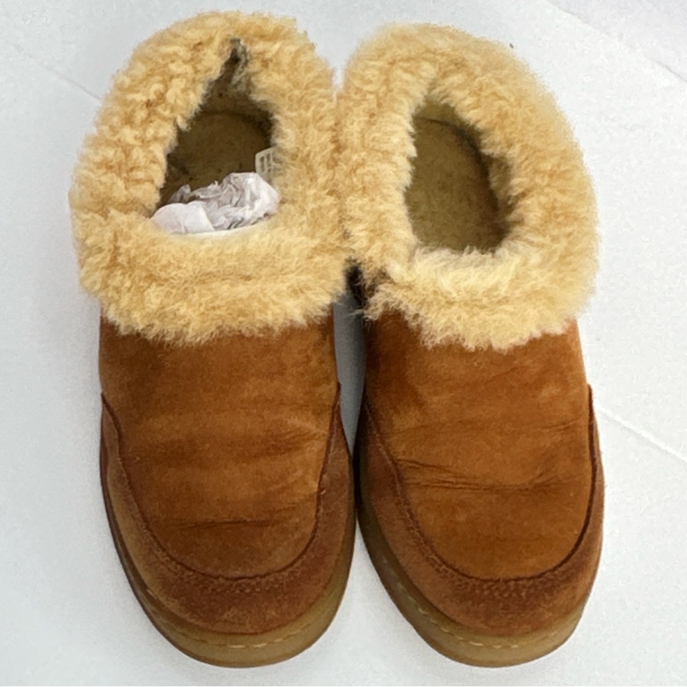 L.L. Bean Women's Brown Plush Slippers
